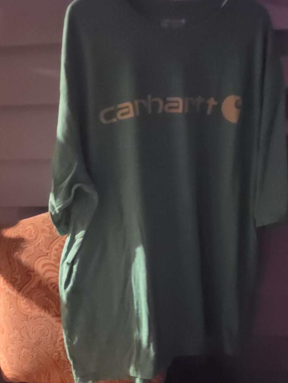 Carhartt Green Short-Sleeve Logo Tee
